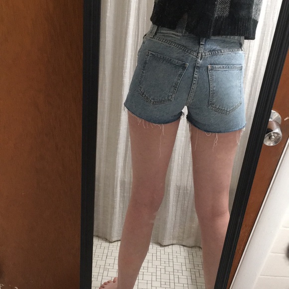 Revice Distressed Cutoff Denim Shorts - Size 27 - Picture 16 of 16